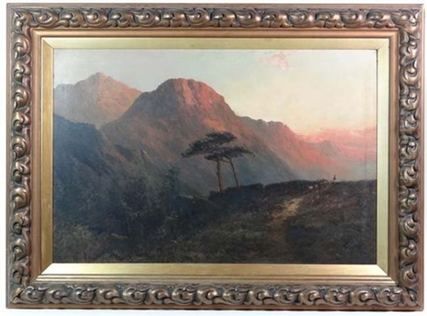 Glen Shiel Oil Painting by Francis E. Jamieson