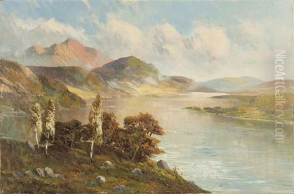 Paisaje Montanoso Con Lago by Francis E. Jamieson