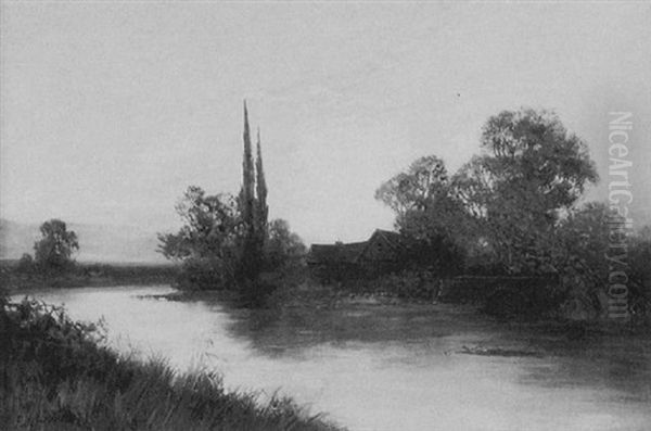 Untitled (river Landscape) by Frank E. Jamieson