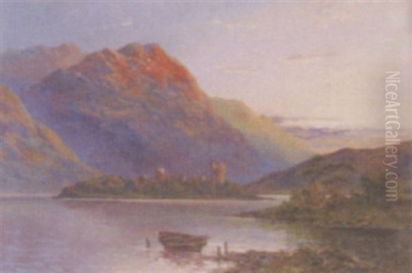 Highland Loch Views Oil Painting by Frank E. Jamieson