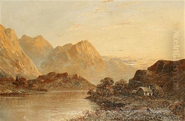 Scottish Landscapes (pair) Oil Painting by Frederick E. Jamieson