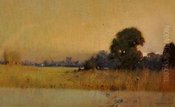 Eveningtattershall Oil Painting by William Bartul Thomas