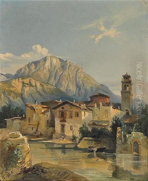 Trento Oil Painting by Christian Jank