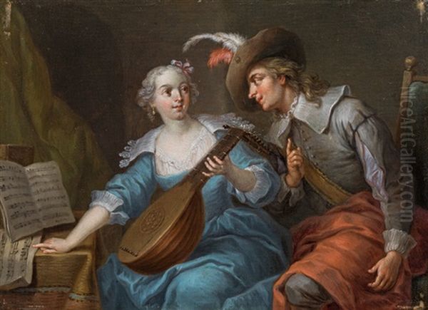 The Music Lesson by Franz Christoph Janneck