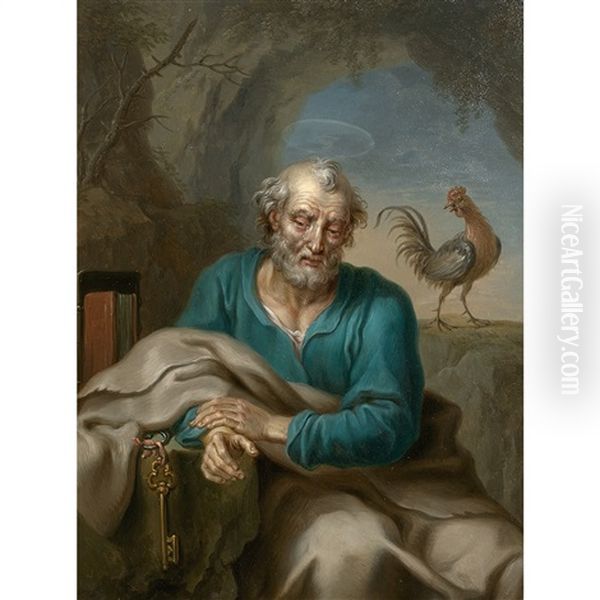 Saint Pierre Oil Painting by Franz Christoph Janneck