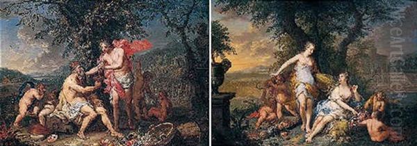 An Allegory Of Summer Oil Painting by Franz Christoph Janneck