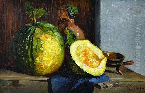 The Old Master Still Life Oil Painting by Vaclav Jansa