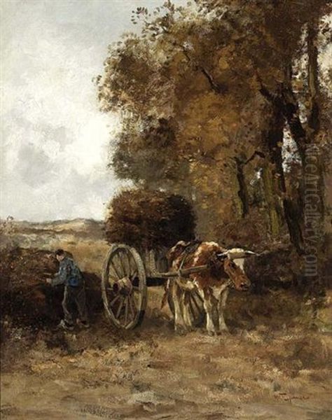 The Woodgatherer Oil Painting by Willem George Frederik Jansen