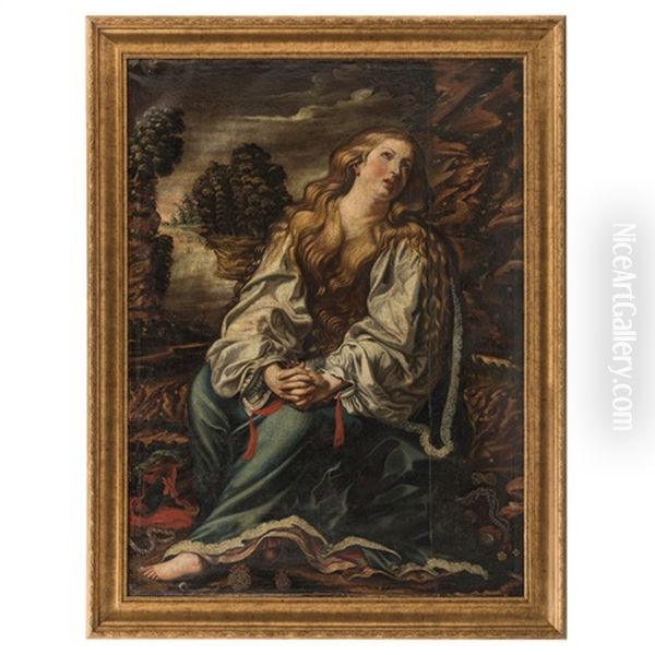 Maria Magdalena Oil Painting by Abraham Janssens