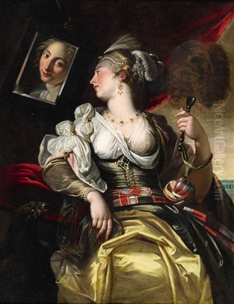 Allegory Of Sight Oil Painting by Abraham Janssens