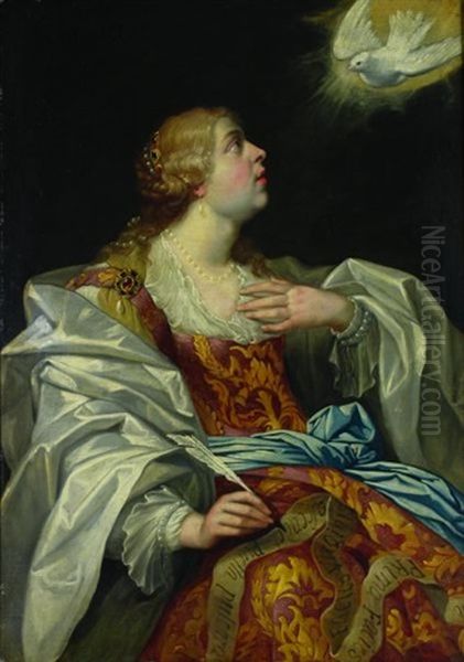 Sibila Cimmera Oil Painting by Abraham Janssens