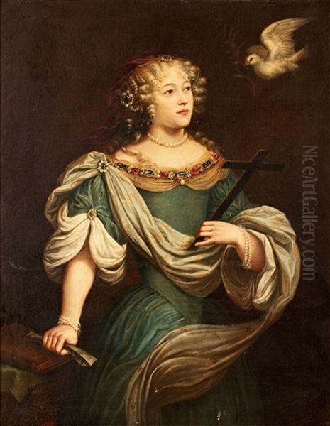 Sta Helena Oil Painting by Abraham Janssens