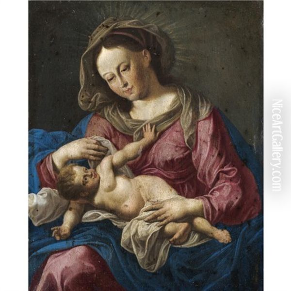 The Madonna And Child by Abraham Janssens