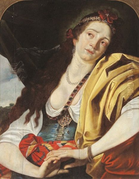 Magdalena Oil Painting by Abraham Janssens