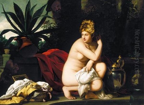 Susanna And The Elders Oil Painting by Abraham Janssens