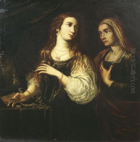 Alttestamentarische Szene Oil Painting by Abraham Janssens