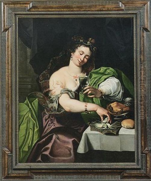 L'allegoria Della Ricchezza Oil Painting by Abraham Janssens