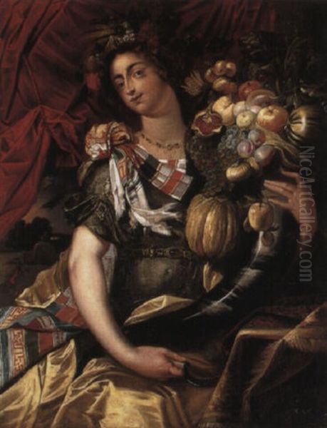 Allegory Of Autumn Oil Painting by Abraham Janssens