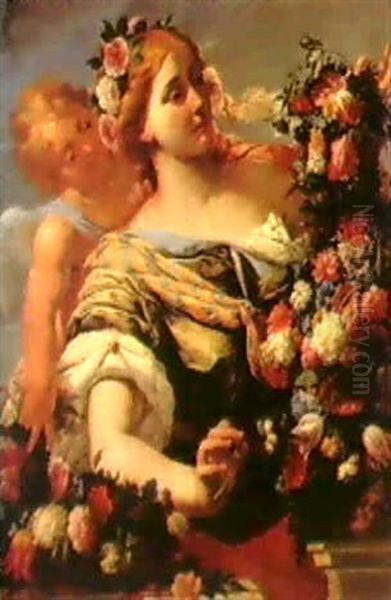 Flore Ou L'allegorie Du Printemps Oil Painting by Abraham Janssens