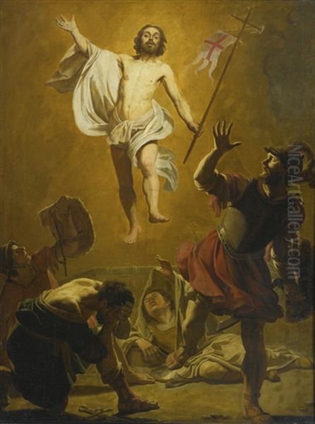 Resurrection Of Christ Oil Painting by Jan Janssens