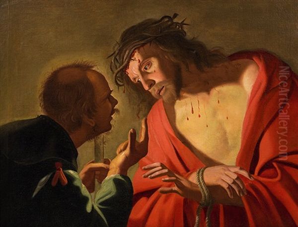 The Mocking Of Christ Oil Painting by Jan Janssens