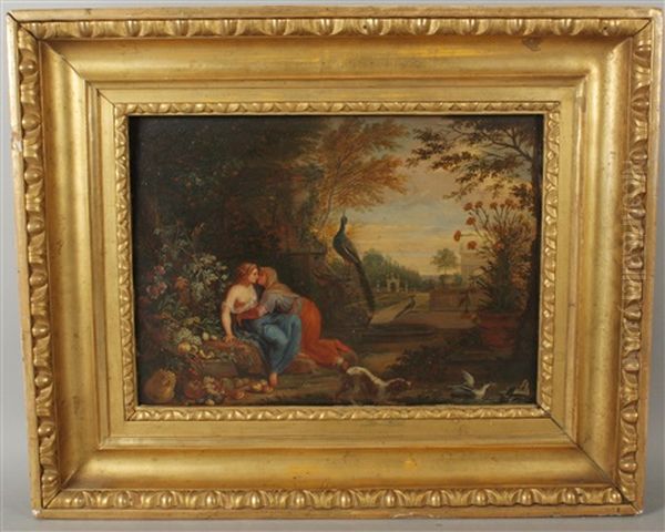 Vertumnus Und Pomona Oil Painting by Victor Honore Janssens