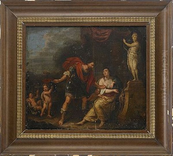 Mars Och Venus Oil Painting by Victor Honore Janssens