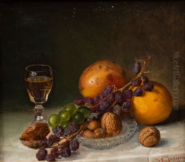 Still-life Oil Painting by Karl Emanuel Jansson