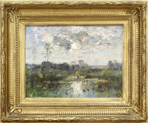 Paysage Du Doubs. Landschaft Bei Doubs Oil Painting by Louis Aime Japy