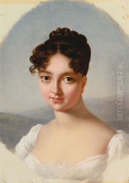 Self-portrait Oil Painting by Marie Victoire Jaquotot