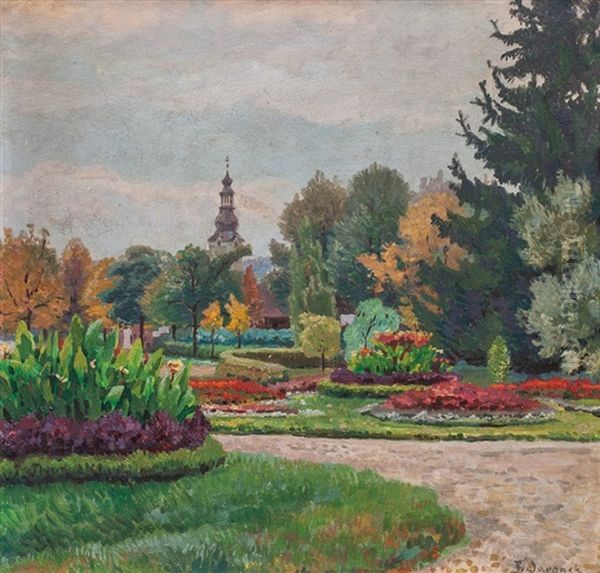 Park V Rozne Oil Painting by Bohumir Jaronek