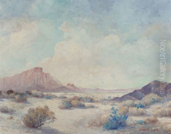 West Texas Desert Oil Painting by Frederick Jarvis