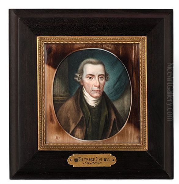 Portrait Of American Revolutionary Patrick Henry Oil Painting by John Wesley Jarvis