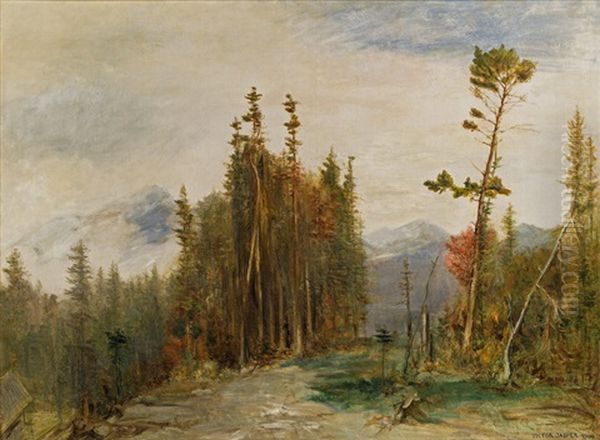 Hochwald Bei Gutenstein Oil Painting by Victor Jasper