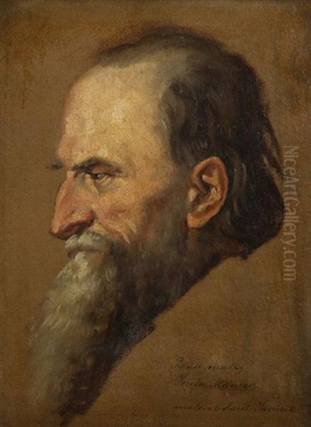 Bildnis Des J. Schwiedner Oil Painting by Karel Javurek