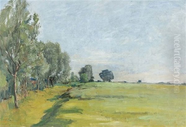 Sommerliche Wiesenlandschaft by Gustave Jeanneret