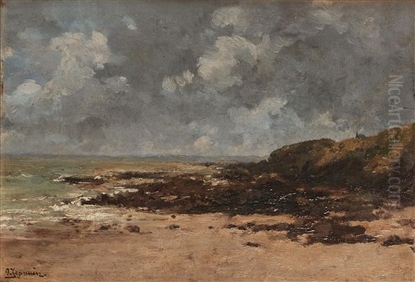 Bord De Mer Oil Painting by Georges Jeannin