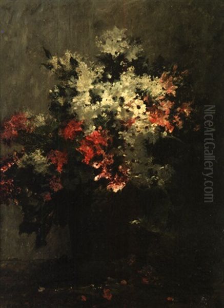 Grand Bouquet Oil Painting by Georges Jeannin