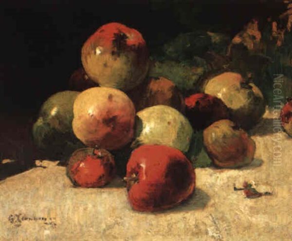 Apfel Oil Painting by Georges Jeannin