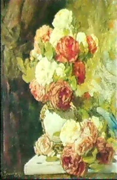 Rosenstrauss Oil Painting by Georges Jeannin