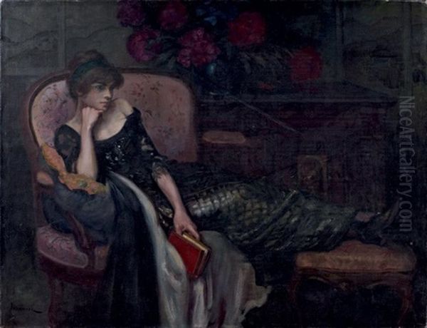 Melancolie Oil Painting by Pierre Georges Jeanniot