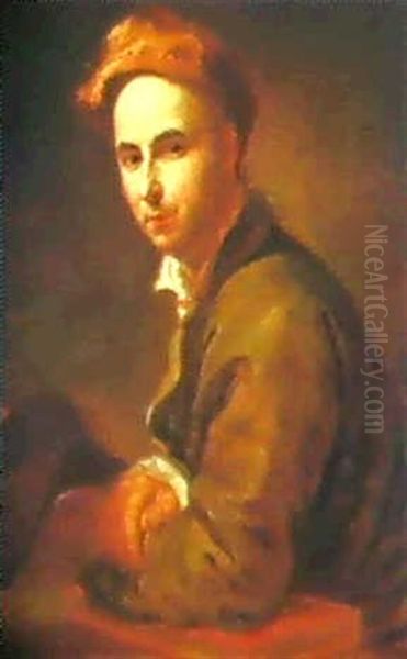 Portrait Of A Gentleman Oil Painting by Etienne Jeaurat