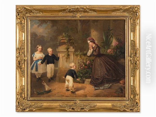 The Dirty Boy Oil Painting by Adolf Jebens