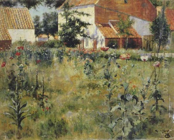 Les Pavots Oil Painting by Marcel Jefferys