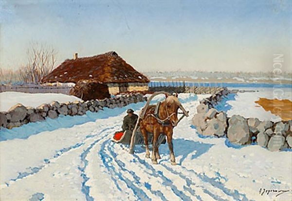 Sladfard Oil Painting by Andrei Afanasievich Jegorov