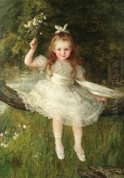 Miss Georgie Oil Painting by Blanche Jenkins