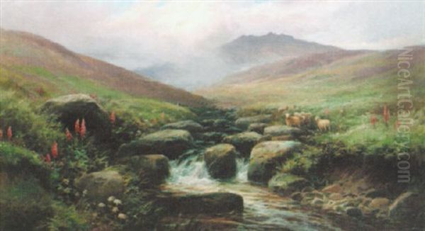 In Snowdonia Oil Painting by George Henry Jenkins