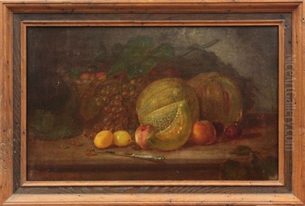 Still Life With Fruit Oil Painting by George Washington Jenkins