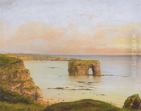 Burnam From The South At Sunrise Oil Painting by Isaac Walter Jenner