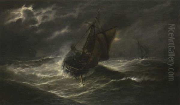 On The Fishing Banks Oil Painting by Isaac Walter Jenner